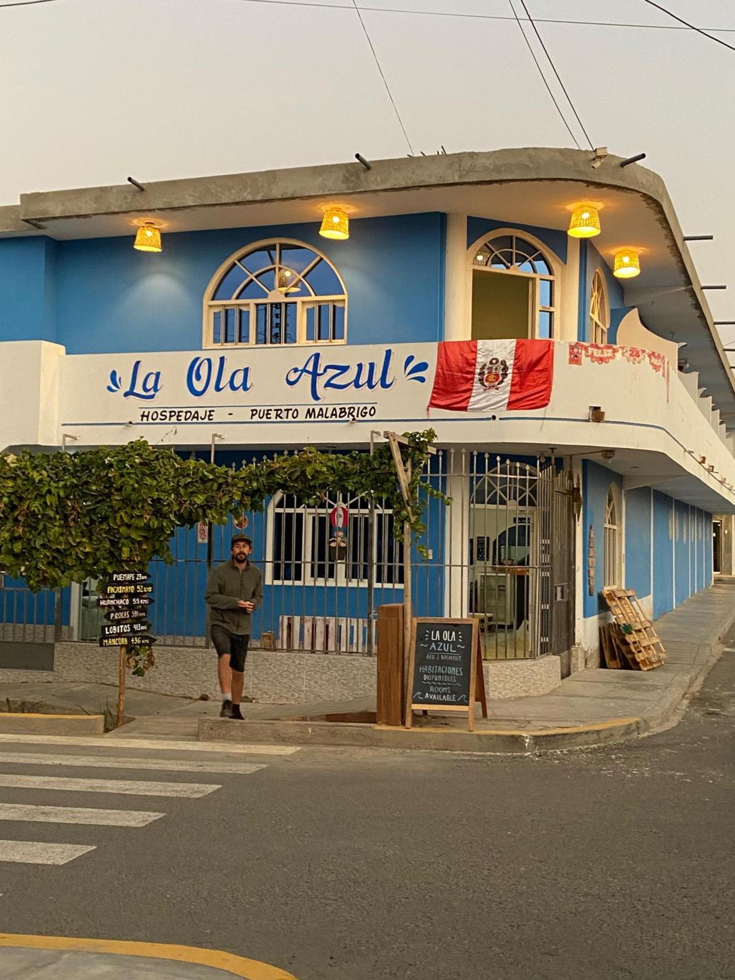 Hospedaje La Ola Azul Puerto Chicama Extérieur photo